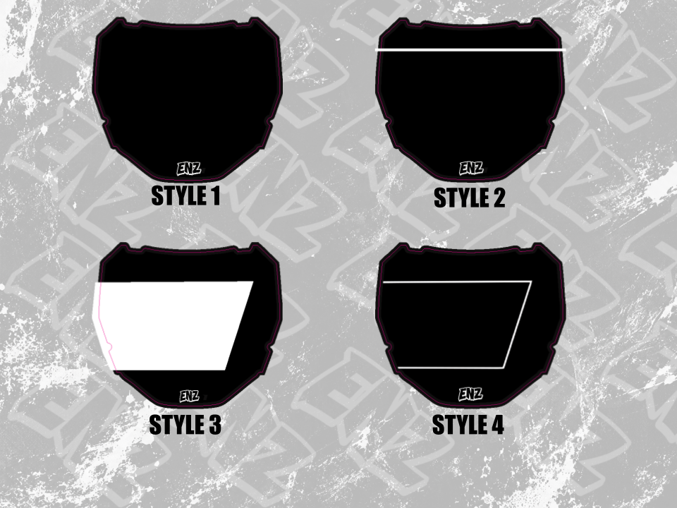 Custom ODI Front Plate Decal