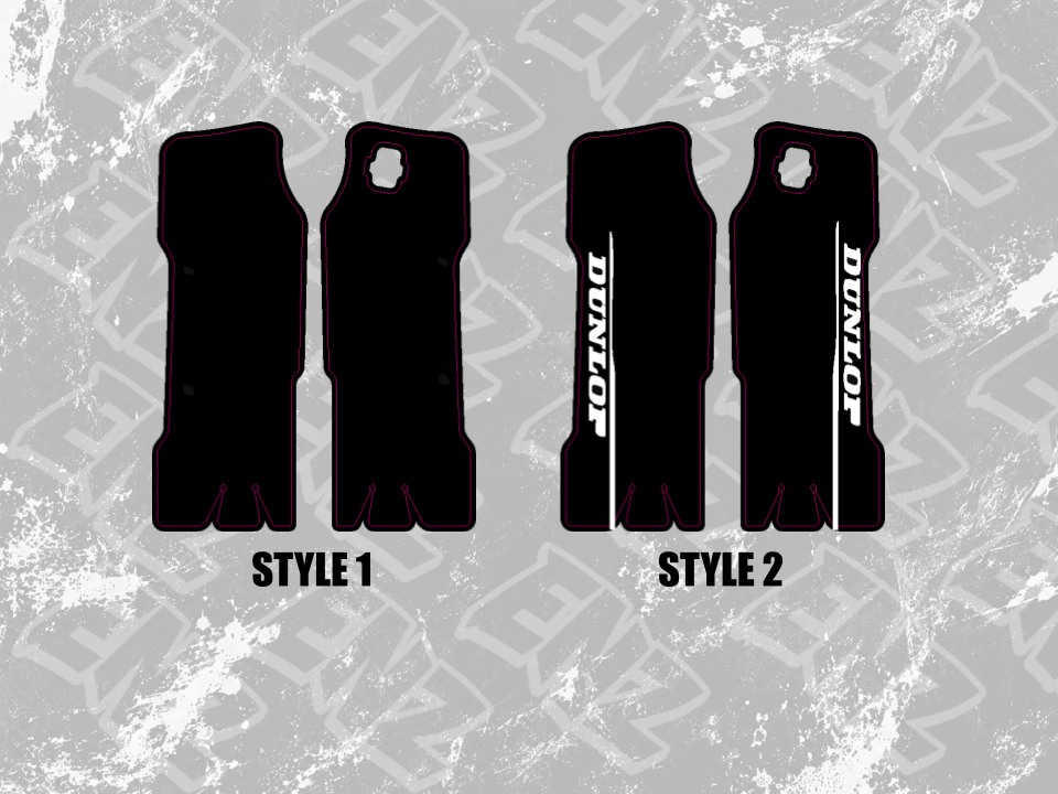Custom KKE Fork Guard Decals (Light Bee X)