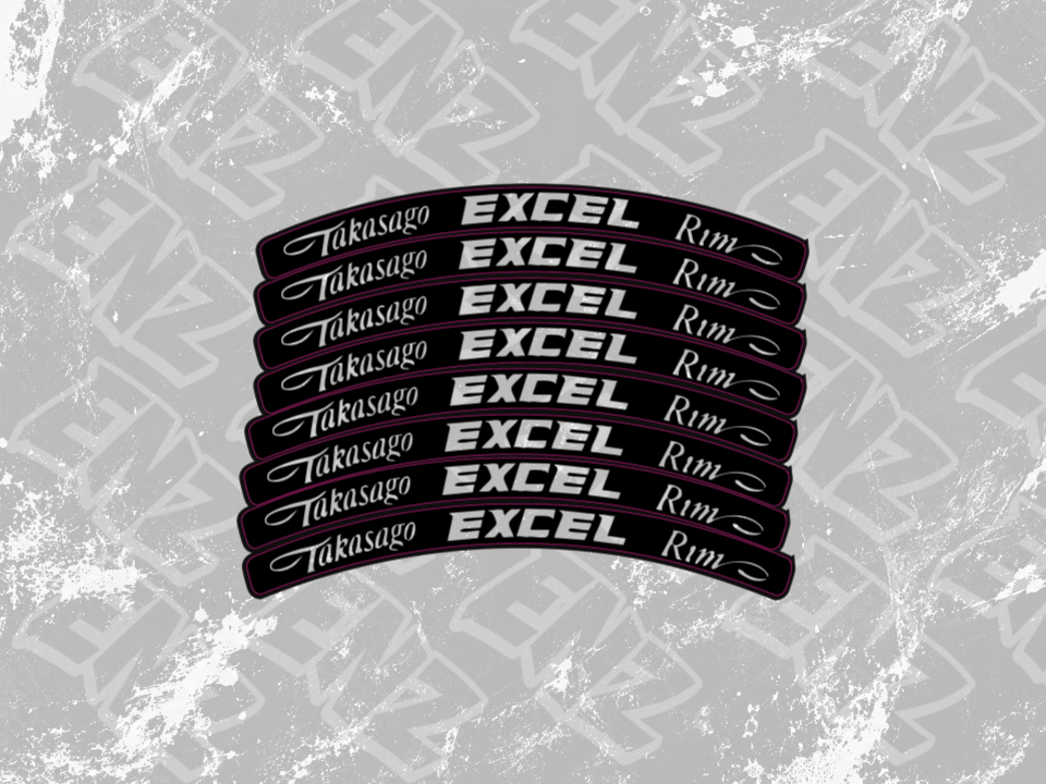 Excel Rim Stickers