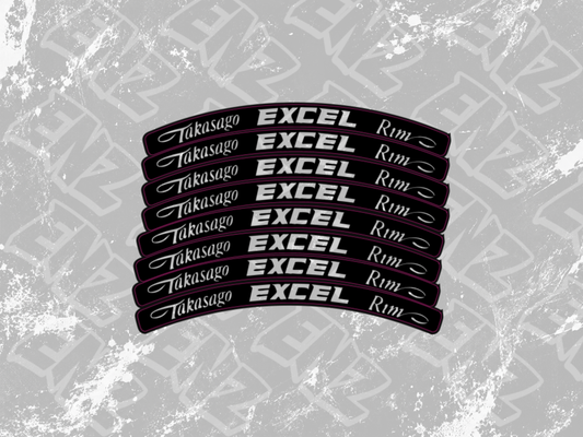 Excel Rim Stickers